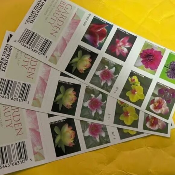 2021 multi-flower permanent stamps 1000 pieces - Picture 1 of 4